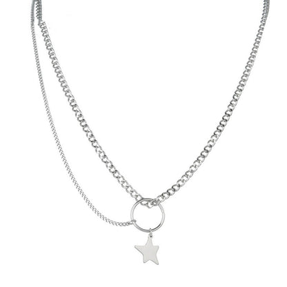 Irregular Pentagram Necklace