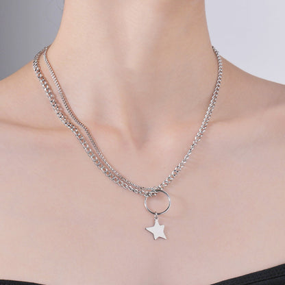 Irregular Pentagram Necklace