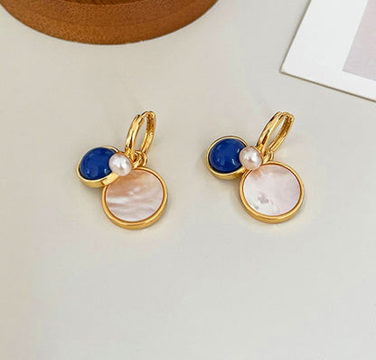 Retro Two-Wear Natural Shell Earrings