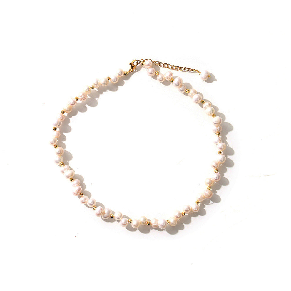 Natural Freshwater Pearl Wrap Necklace