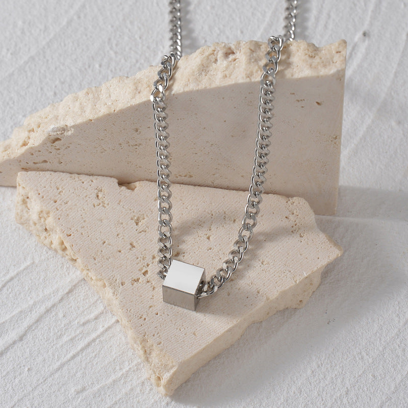 Square Pendant Necklace