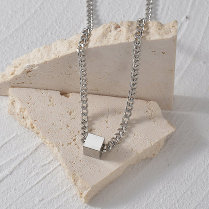 Square Pendant Necklace